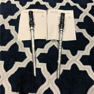 TWO NEW Black light up wand